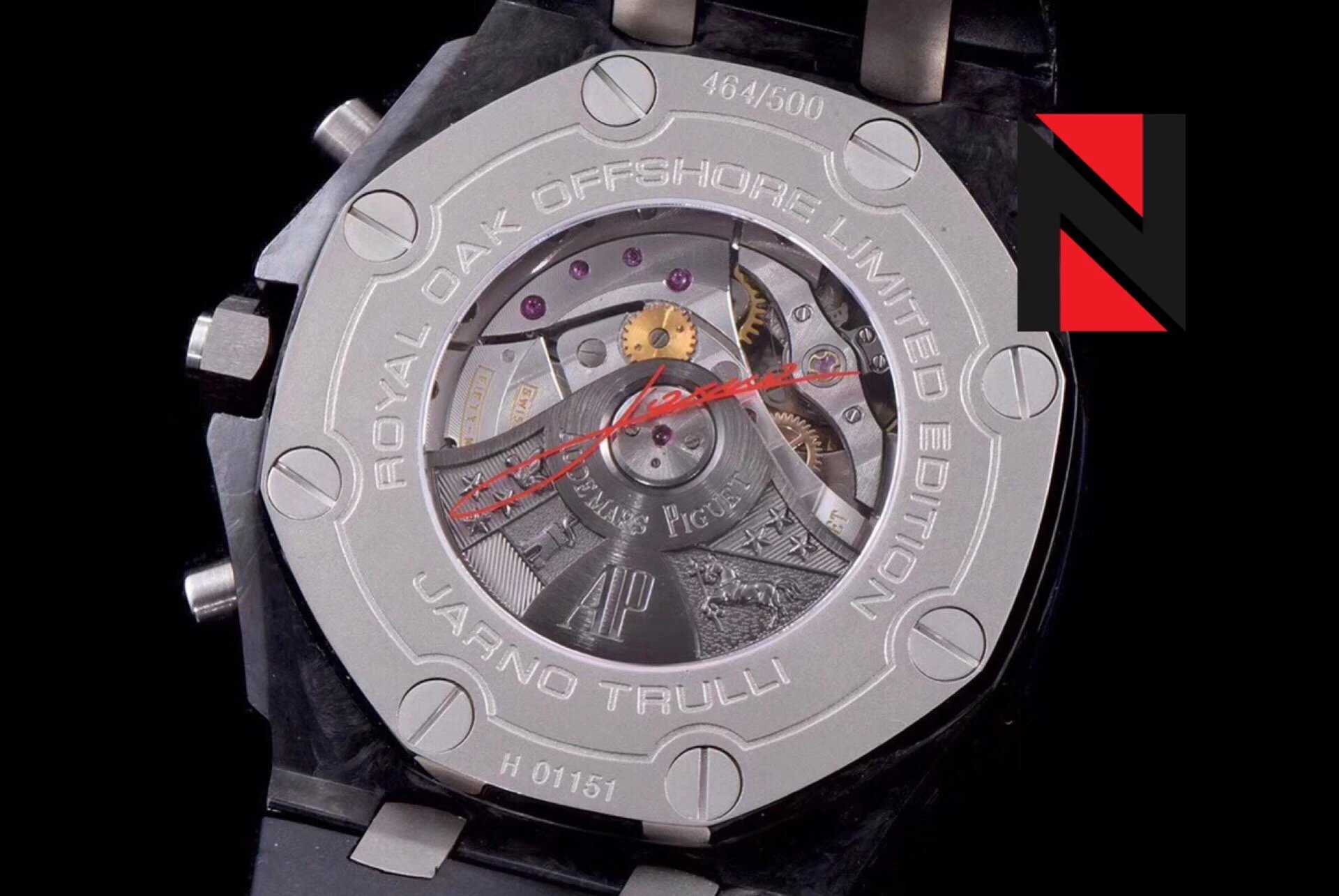 JF出品艾彼皇家橡树离岸型系列橡胶带男士Cal.3126定制版全自动计时机芯机械手表