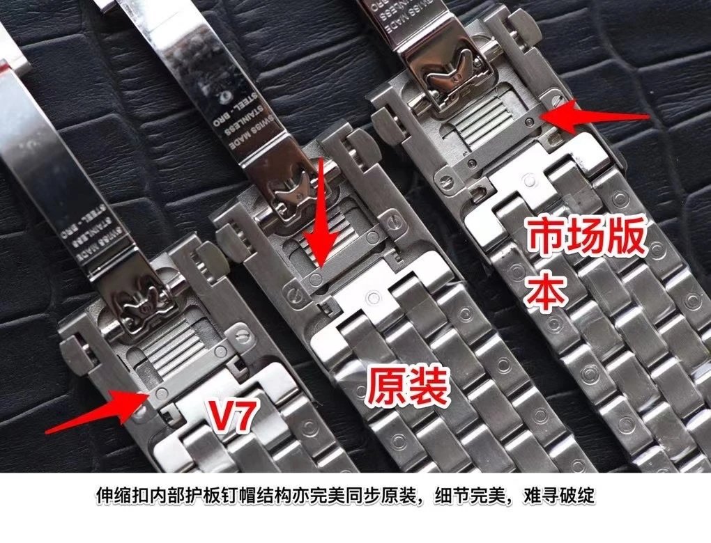 V7厂终极版本马克十八钢带款修复市面所有现有版本的不足全新原装钢带开模，所有结构同步原装，散件可与原装互换