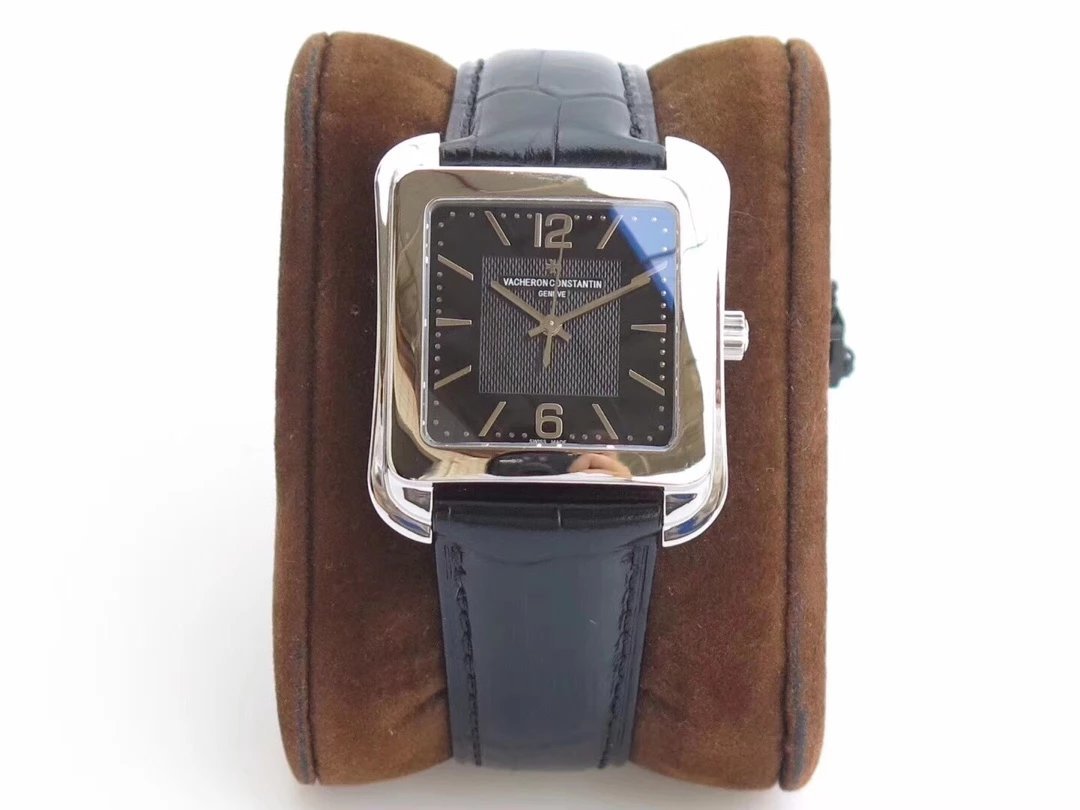 江诗丹顿历史名作系列86300黑盘皮带男士机械手表